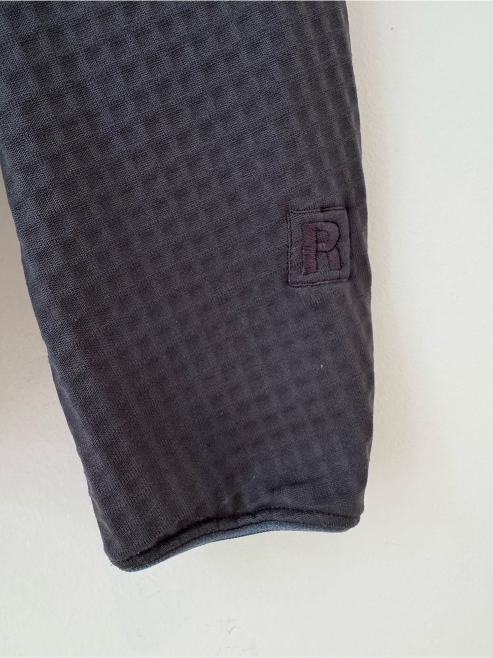 Patagonia R1 Fleece Quarter Zip Pullover Charcoal Gray Polartec Power Grid, Sz L - Picture 9 of 12